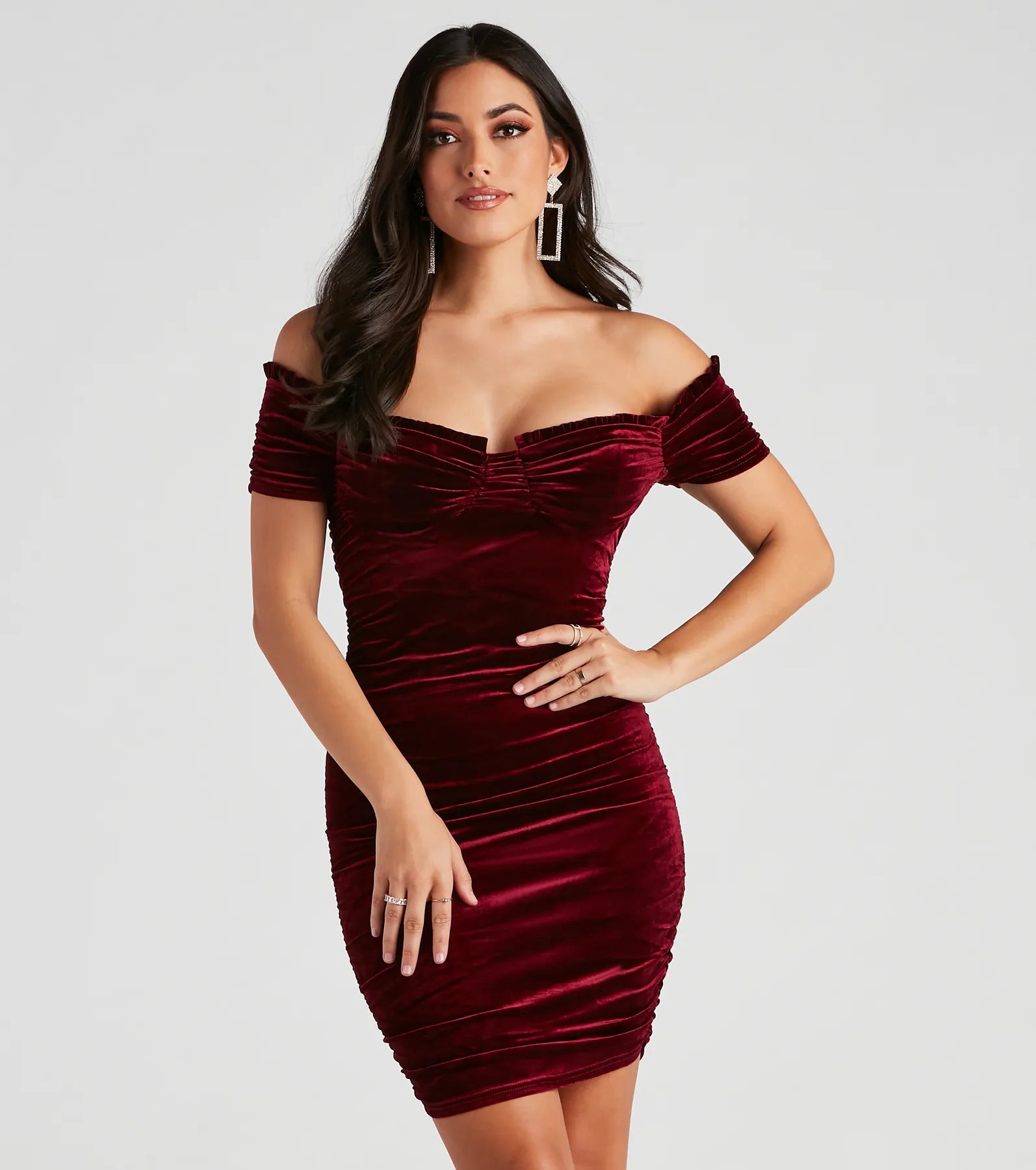 Celebrate All Night Velvet Dress