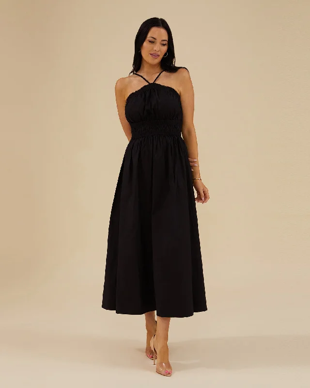 Halter Midi Dress