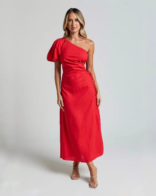 HARPER MAXI DRESS -RED