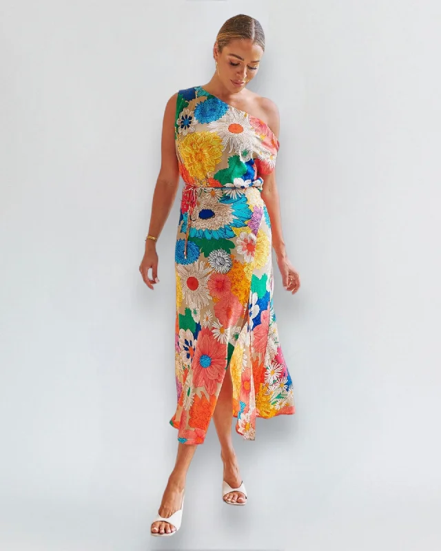 KAROCHI MIDI DRESS -FLORAL