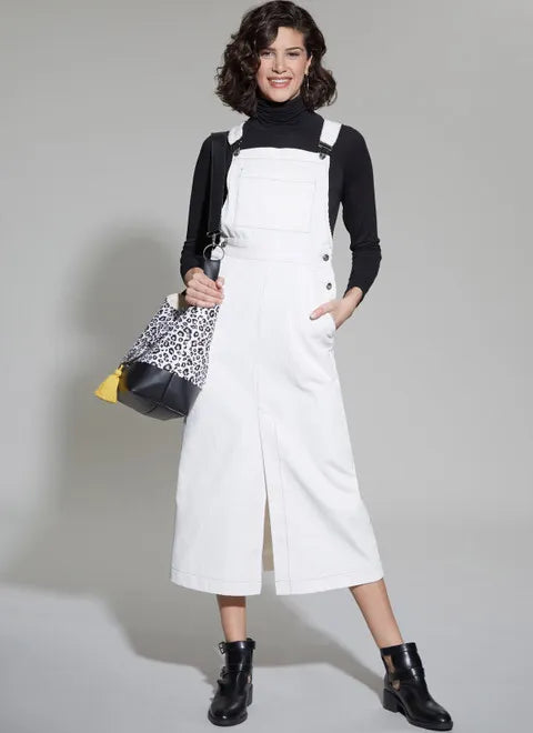 McCalls Skirt Overalls/Pinafore M8345