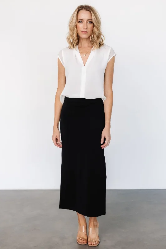 Pembroke Pencil Skirt | Black