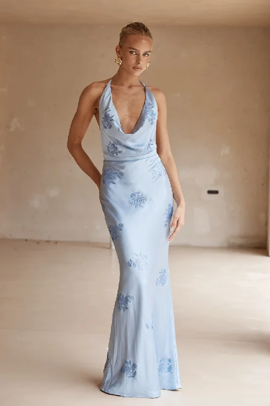 SHARLO MAXI DRESS - BLUE